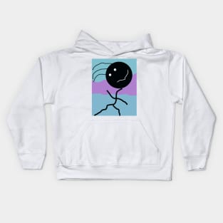 Dancing Kid Stick Figure Kids Hoodie